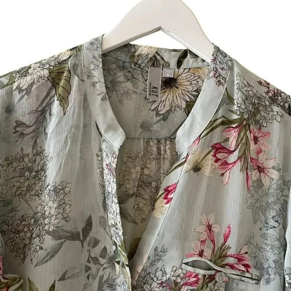 Floral Print Women's Top - Picture 3 of 15